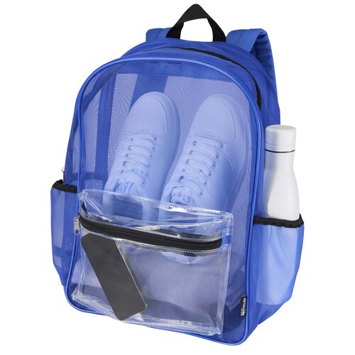 DéBlé Mesh gerecyclede rugzak 18L 130137 bedrukt met logo