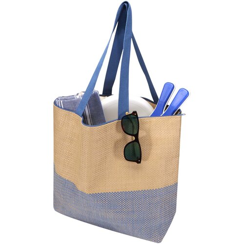 DéBlé Rhythm Straw Paper shopper 21L 130156 bedrukt met logo