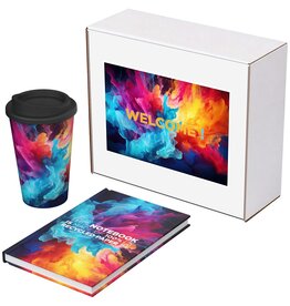 DéBlé Keswick geschenkset Novella Brontë Americano 210885 bedrukt met logo