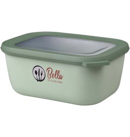 DéBlé Mepal Cirqula rechthoekige multikom 1500 ml 113311 bedrukt met logo