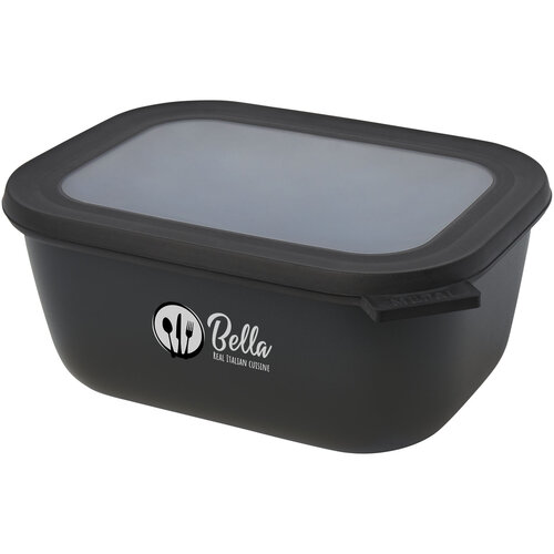 DéBlé Mepal Cirqula rechthoekige multikom 1500 ml 113311 bedrukt met logo