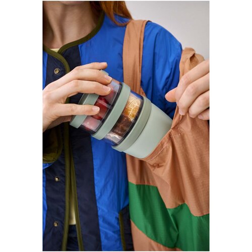 DéBlé Mepal Ellipse 3-delige lunchpot 900 ml 113143 bedrukt met logo