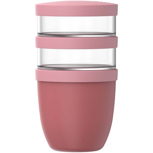 DéBlé Mepal Ellipse 3-delige lunchpot 900 ml 113143 bedrukt met logo