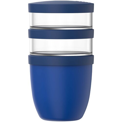 DéBlé Mepal Ellipse 3-delige lunchpot 900 ml 113143 bedrukt met logo