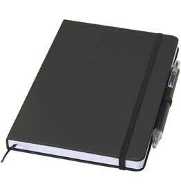 DéBlé Spectrum A5 recycled notitieboek en balpen set 107402 bedrukt met logo