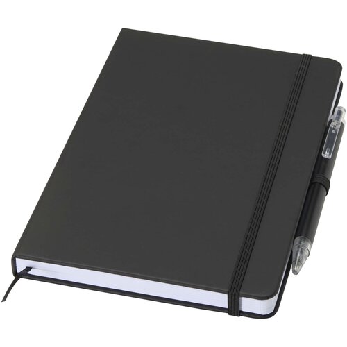 DéBlé Spectrum A5 recycled notitieboek en balpen set 107402 bedrukt met logo
