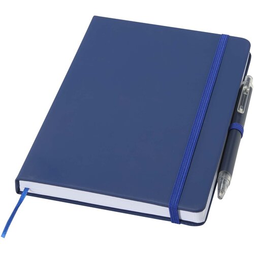 DéBlé Spectrum A5 recycled notitieboek en balpen set 107402 bedrukt met logo