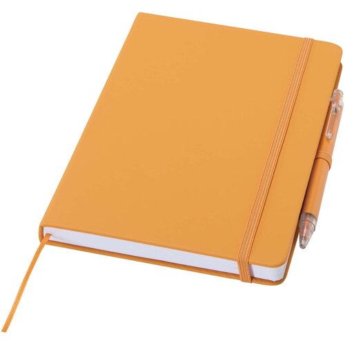 DéBlé Spectrum A5 recycled notitieboek en balpen set 107402 bedrukt met logo