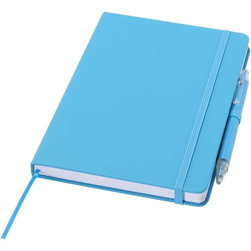 DéBlé Spectrum A5 recycled notitieboek en balpen set 107402 bedrukt met logo