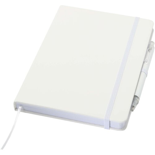 DéBlé Spectrum A5 recycled notitieboek en balpen set 107402 bedrukt met logo
