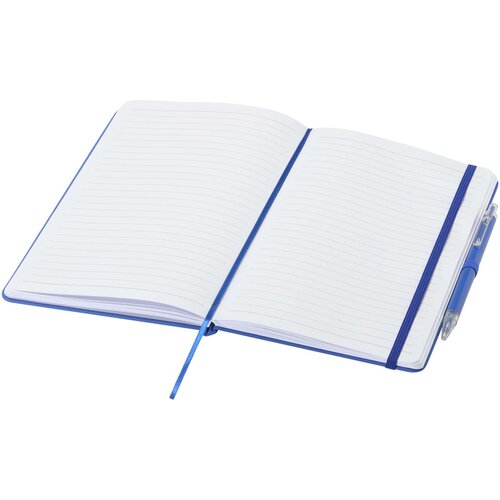 DéBlé Spectrum A5 recycled notitieboek en balpen set 107402 bedrukt met logo