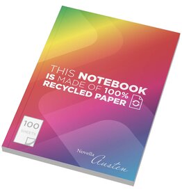 DéBlé Novella Austen A5 recycled softcover notitieboek 210789 bedrukt met logo