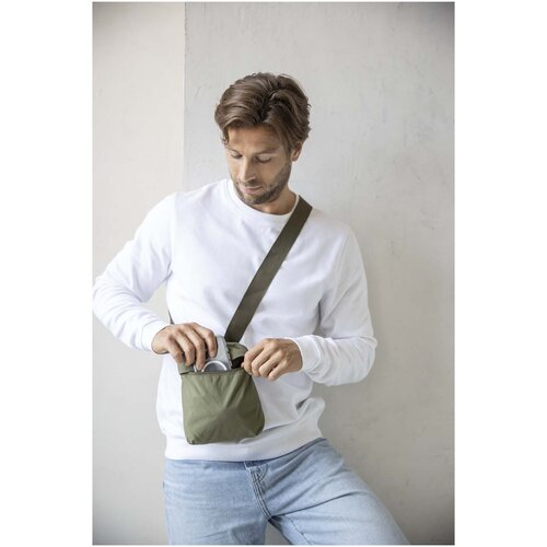 DéBlé Arca GRS gerecyclede nylon crossbody tas 120811 bedrukt met logo
