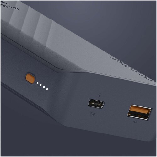 Xtorm Go2 20W powerbank 20.000 mAh (124609) van gerecycled ABS met USB-C en USB-A bedrukt met logo