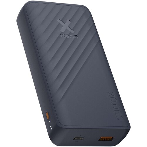 Xtorm Go2 20W powerbank 20.000 mAh (124609) van gerecycled ABS met USB-C en USB-A bedrukt met logo