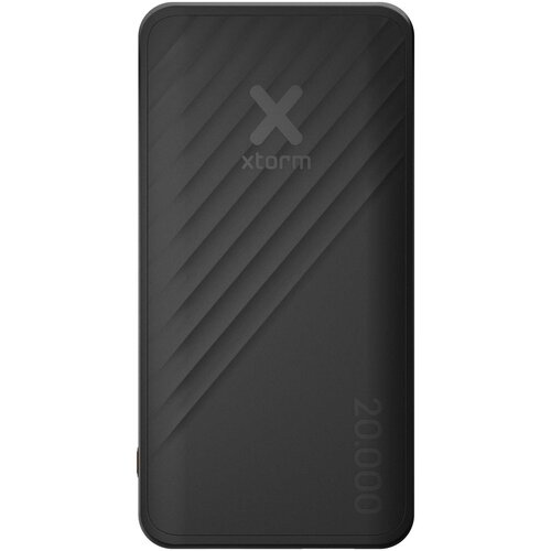Xtorm Go2 20W powerbank 20.000 mAh (124609) van gerecycled ABS met USB-C en USB-A bedrukt met logo