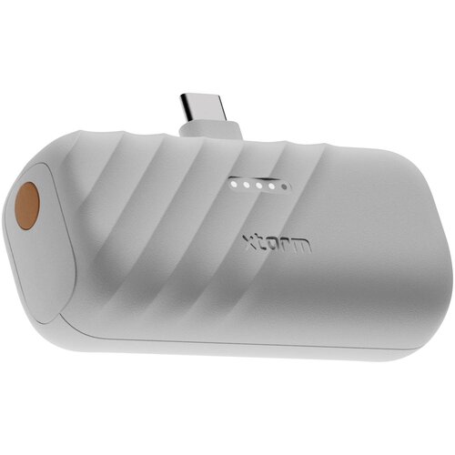 Xtorm Go2 PowerShot 20W powerbank 5000 mAh (124601) met uitklapbare USB-C-stekker en bedrijfslogo