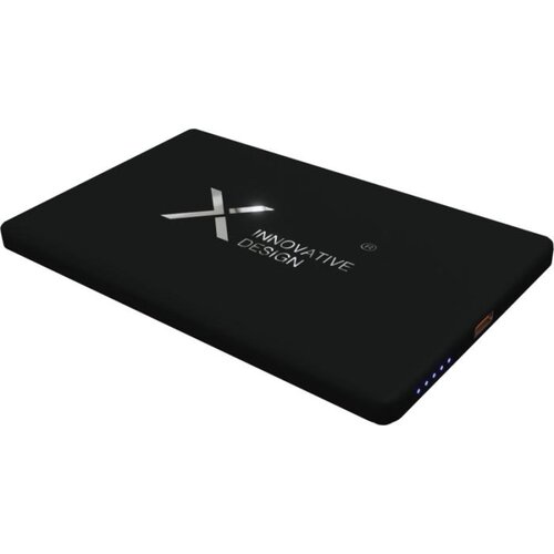 SCX.design P22 magnetische powerbank 5000 mAh (2PX184) ultradun van gerecycled aluminium met bedrijfslogo