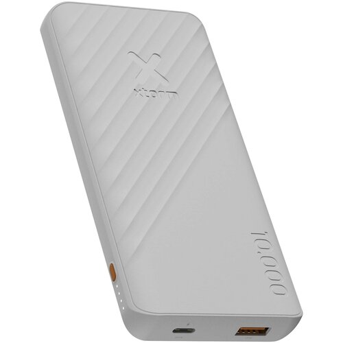 Xtorm Go2 20W powerbank 10.000 mAh (124608) van gerecycled ABS met USB-C en USB-A bedrukt met bedrijfslogo