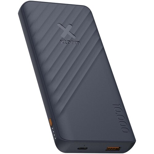 Xtorm Go2 20W powerbank 10.000 mAh (124608) van gerecycled ABS met USB-C en USB-A bedrukt met bedrijfslogo