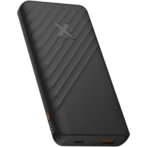 Xtorm Go2 20W powerbank 10.000 mAh (124608) van gerecycled ABS met USB-C en USB-A bedrukt met bedrijfslogo
