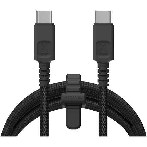 Xtorm CX3071 USB-C PD Next Gen kabel 100W 1,5 meter (124480) van gevlochten nylon met bedrijfslogo