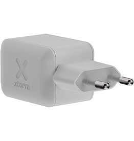 Xtorm NextGen 70W wandlader (124611) met USB-C en USB-A van gerecycled ABS voorzien van bedrijfslogo