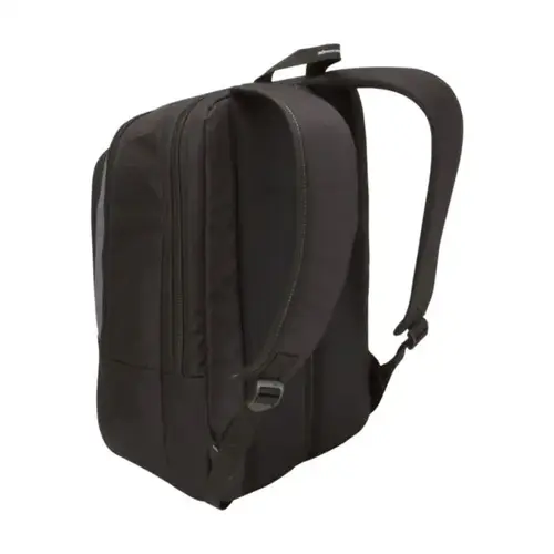 <p>Wil je een <strong>Case Logic laptoprugzak 17 inch bedrukken met logo</strong>? De Case Logic Laptop Backpack (261513) is een ruime laptoprugzak van dobbynylon met een inhoud van 25 liter. Het beschermde laptopvak, de slimme opbergvakken en de comfortabele draagconstructie maken deze rugzak geschikt voor dagelijks zakelijk gebruik, woon-werkverkeer en reizen.</p> <p> </p> <h2>Beschermd laptopvak voor laptops tot 17 inch</h2> <p>Het aparte laptopvak is geschikt voor breedbeeldlaptops tot maximaal 17 inch. De beschermende foamvoering helpt de laptop tijdens het vervoeren te beschermen. Doordat het vak voor driekwart geopend kan worden, kun je de laptop gemakkelijk plaatsen en uitnemen.</p> <p>Naast het laptopvak beschikt de rugzak over een extra opbergvak voor boeken, documenten en mappen. Met 25 liter inhoud is er voldoende ruimte voor de dagelijkse werkbenodigdheden zonder dat je verschillende tassen hoeft mee te nemen.</p> <p> </p> <h2>Smart Organization voor elektronica en accesso
