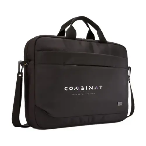 DéBlé Case Logic Advantage Attaché 15,6 inch laptoptas 14L 261521 bedrukt met logo