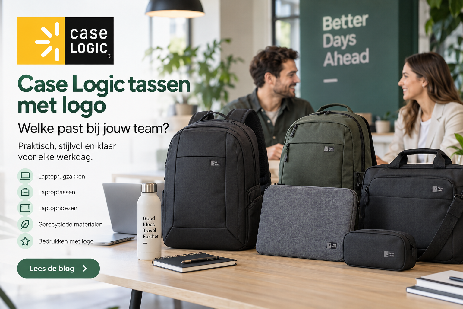 Case Logic tassen met logo: welke past bij jouw team?