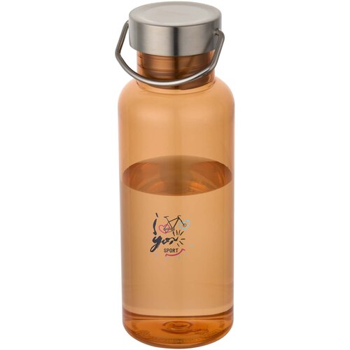 <p>De <strong>Thor 600 ml RCS-gerecyclede rPET waterfles (100958)</strong> is een praktische drinkfles voor dagelijks gebruik op kantoor, tijdens zakelijke evenementen en onderweg. De fles is gemaakt van gerecycled PET-kunststof en heeft een inhoud van 600 ml. Daarmee is de Thor een interessante keuze voor organisaties die een functioneel relatiegeschenk zoeken en bij hun productkeuze aandacht besteden aan gerecyclede materialen.</p> <p> </p> <h2>Waterfles van 600 ml voor dagelijks gebruik</h2> <p>Met een inhoud van 600 ml biedt de Thor voldoende ruimte om water of een andere koude drank mee te nemen tijdens de werkdag. Het formaat is geschikt voor medewerkers op kantoor, bezoekers van evenementen en deelnemers aan zakelijke bijeenkomsten.</p> <p>Wil je meerdere drinkflessen vergelijken voordat je een keuze maakt? Bekijk dan onze <a href="https://www.deble.com/drinkware/" title="Drinkwaren met logo bekijken" style="color:#19566A;font-weight:700;text-decoration:none;">collectie drinkwar