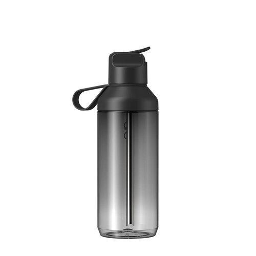 Ocean Bottle GO Clear 710 ml transparante waterfles met flip-rietje (100942)
