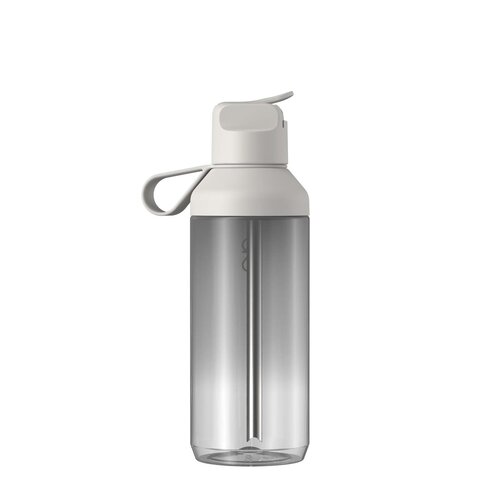 Ocean Bottle GO Clear 710 ml transparante waterfles met flip-rietje (100942)