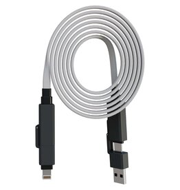 SCX.design C58 grijze magnetische platte laadkabel 60W (2PX196)