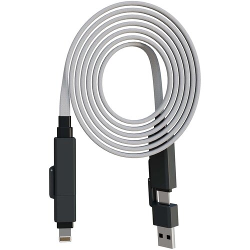 SCX.design C58 grijze magnetische platte laadkabel 60W (2PX196)