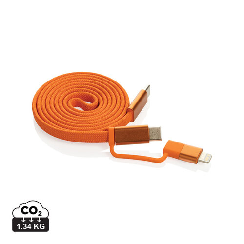 DéBlé Arc Ultra-thin RCS recycled 60W 2 in 1 magnetische kabel P302.91 bedrukken met logo
