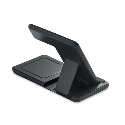 DéBlé DOCK3 3-in-1 inklapbaar draadloos laadstation 15W MO3172 bedrukt met logo