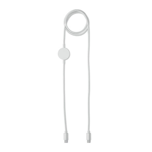 DéBlé ARGER 60W USB-C oplaad- en datakabel 1 meter MO3151 met smartwatch-oplader bedrukt met logo