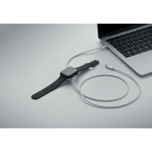 DéBlé ARGER 60W USB-C oplaad- en datakabel 1 meter MO3151 met smartwatch-oplader bedrukt met logo