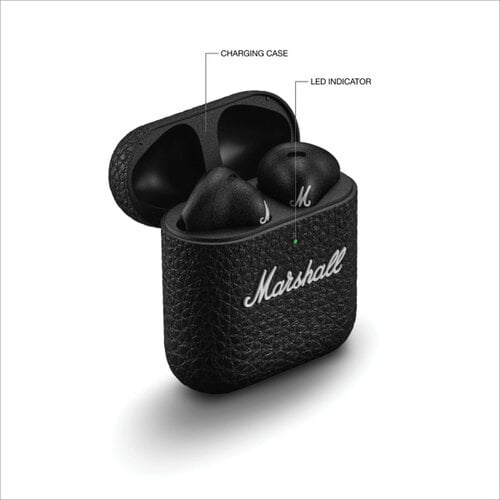 DéBlé Marshall Minor IV 30H+ zwarte draadloze TWS oordoppen RB100665