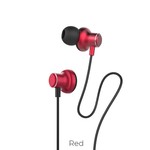 Hoco Hoco Magic Sound red wired earphones with microphone