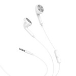 Hoco Hoco Universal Wired Earphones with Mic White - 3.5mm jack