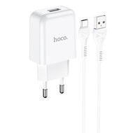 Hoco Hoco Vigour Travel Charger Set USB-C - White