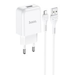 Hoco Hoco Vigour Travel Charger Set Micro USB - White