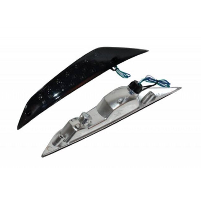 Direction indicator set front Led Smoke Piaggio zip 2000/Zip 4t