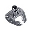 Handle bar bracket chrome Grande retro/ torino/zn50qt-e