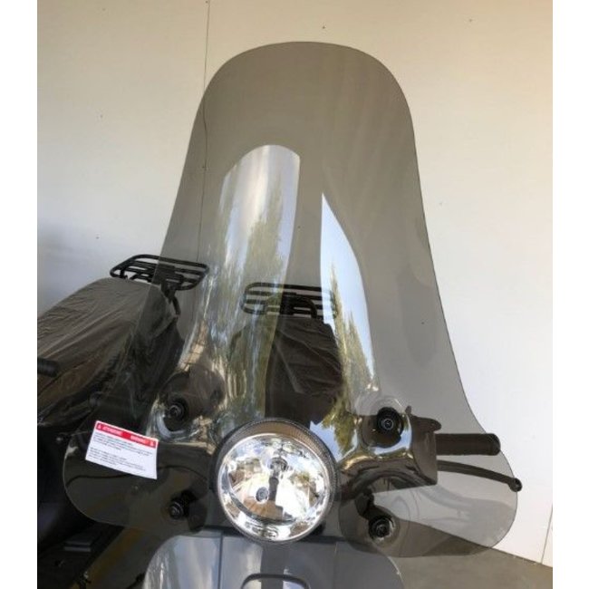 RSO Windscherm smoke ronde koplamp RSO Sense/Riva/VX50/Vespelini/Vespa look