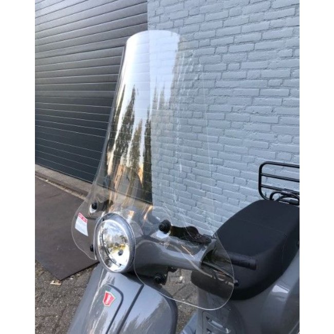 RSO Windscherm Transparant ronde koplamp RSO Sense/Riva/VX50/Vespelini/Vespa look