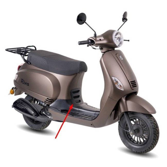RSO Rooster voorzijde buddybak RSO Sense/Riva/Vx50/Nap/Vespa-look