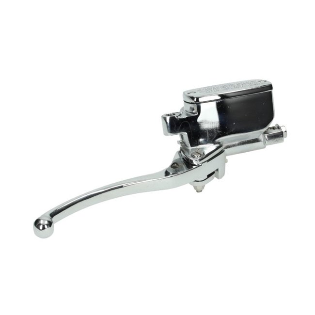 brake handle + reservoir left grande retro/ torino/zn50qt-e chrome